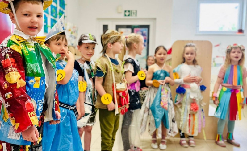 10/15 Eko pokaz mody w Przedszkolu Kolorowe Motyle w Gorzowie