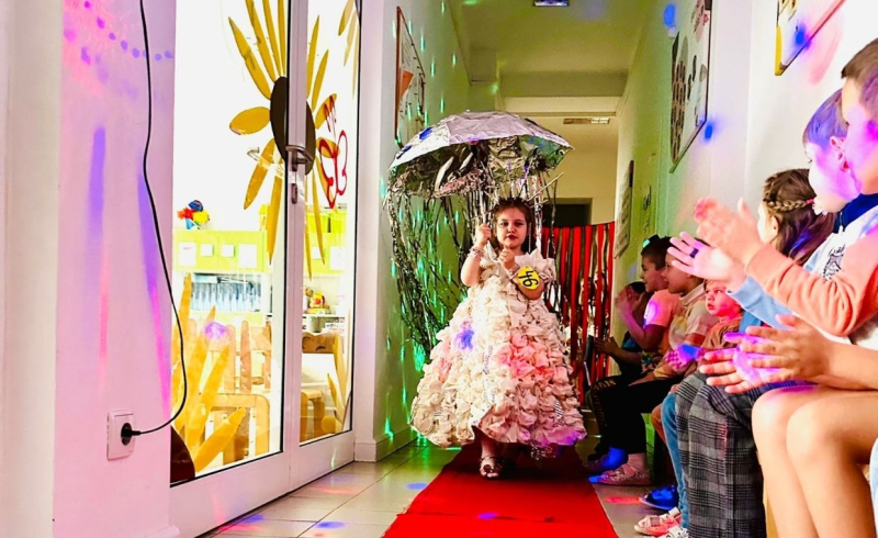 12/15 Eko pokaz mody w Przedszkolu Kolorowe Motyle w Gorzowie