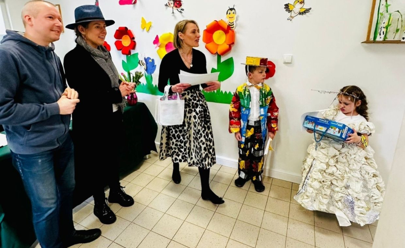 14/15 Eko pokaz mody w Przedszkolu Kolorowe Motyle w Gorzowie