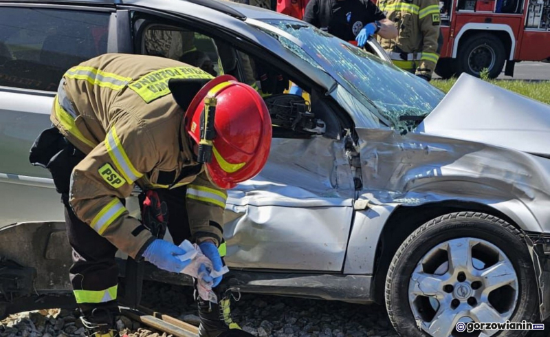 5/9 Zderzenie opla z tramwajem w Gorzowie