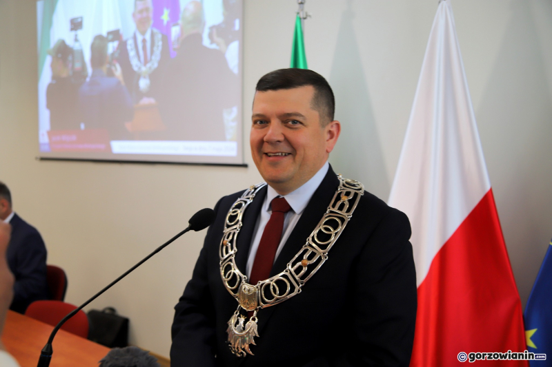 5/8 Ślubowanie prezydenta Gorzowa Jacka Wójcickiego