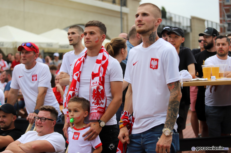 14/17 Gorzowianie kibicują podczas meczu Polska - Austria