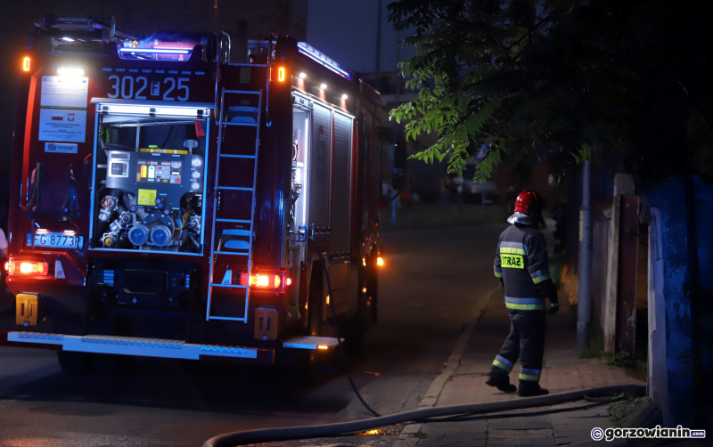 4/9 Pożar pustostanu przy ul. Młyńskiej