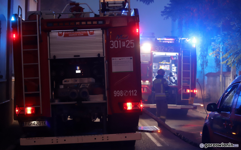 5/9 Pożar pustostanu przy ul. Młyńskiej