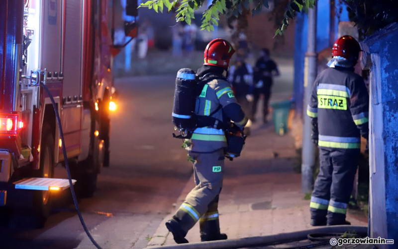 6/9 Pożar pustostanu przy ul. Młyńskiej
