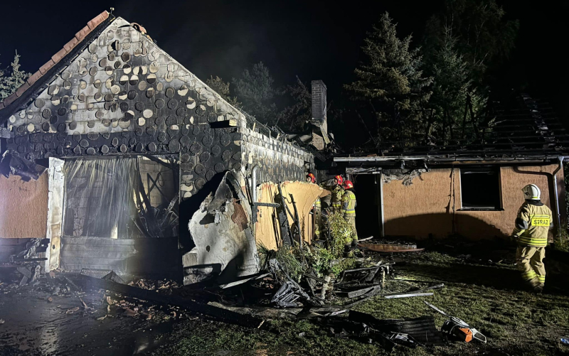 6/7 Pożar budynku gospodarczego w Łośnie