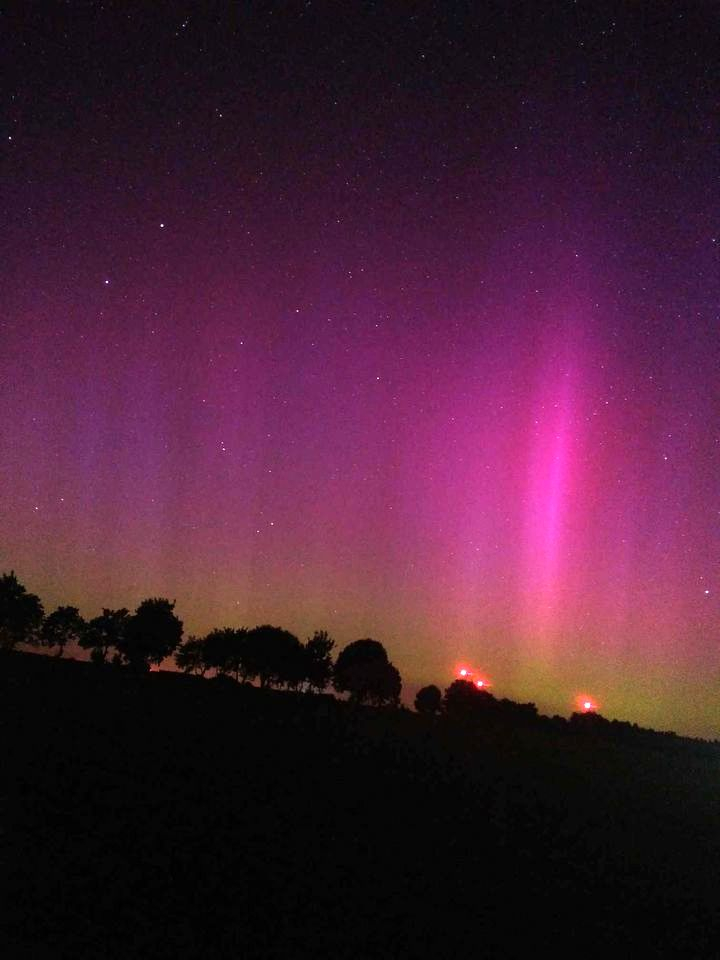 13/22 Zorza polarna w Gorzowie i okolicach 