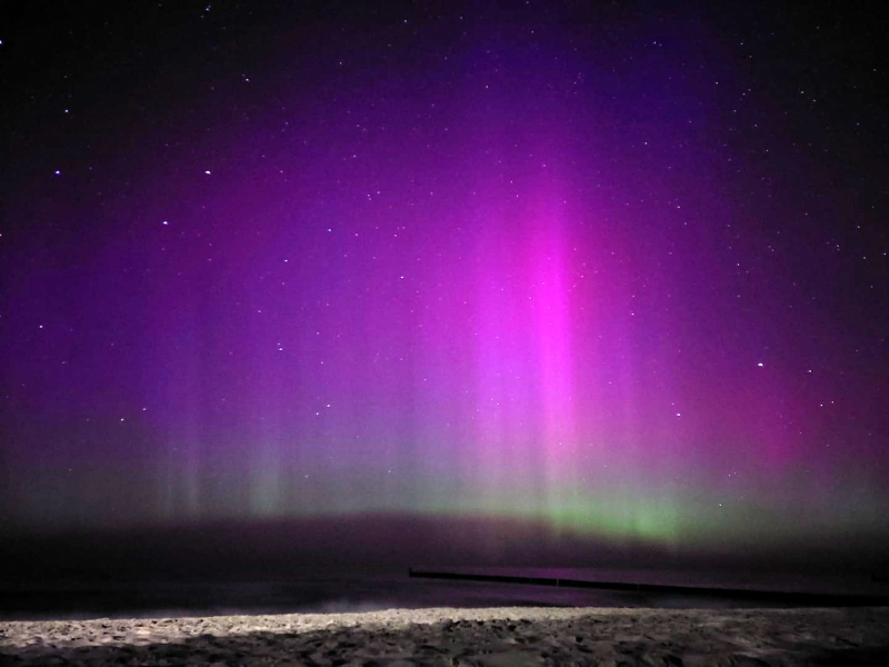 18/22 Zorza polarna w Gorzowie i okolicach 