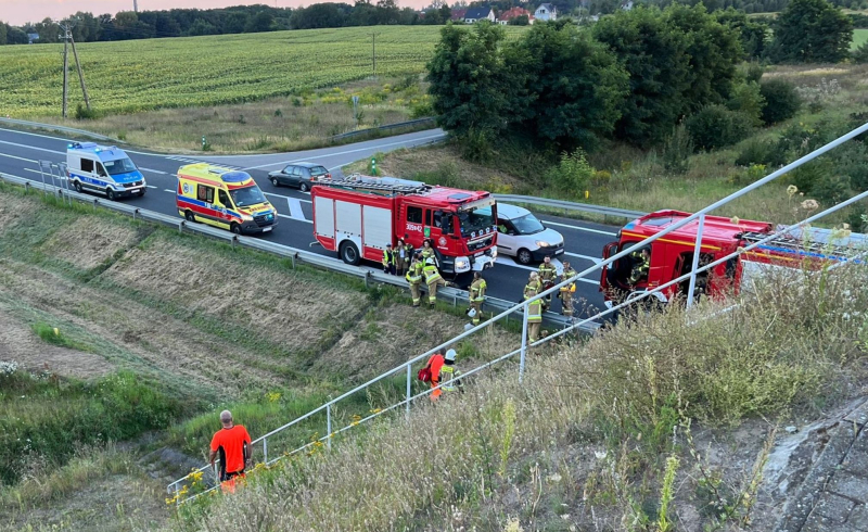 5/6 Dachowanie BMW na S3 koło Gorzowa