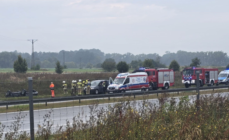 5/6 Dachowanie hyundaia na S3 koło Gorzowa