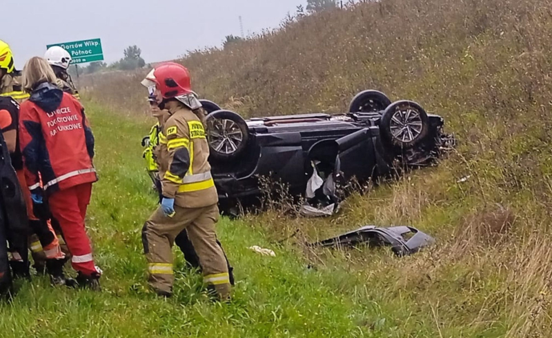 6/6 Dachowanie hyundaia na S3 koło Gorzowa