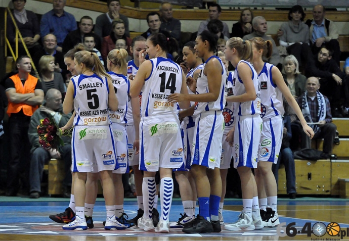 33/62 KSSSE AZS PWSZ Gorzów - Odra Brzeg 56:40  (15:8, 19:11, 11:12, 11:9)