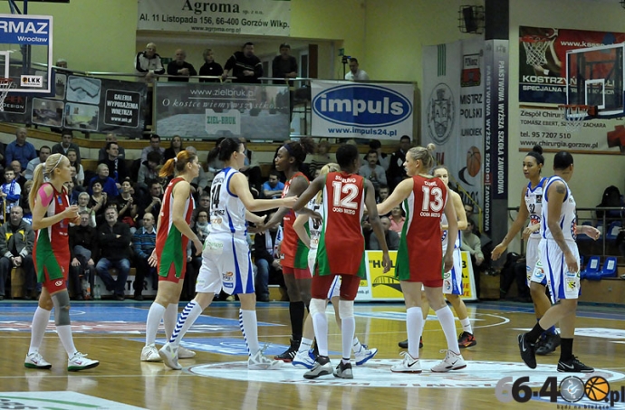 34/62 KSSSE AZS PWSZ Gorzów - Odra Brzeg 56:40  (15:8, 19:11, 11:12, 11:9)