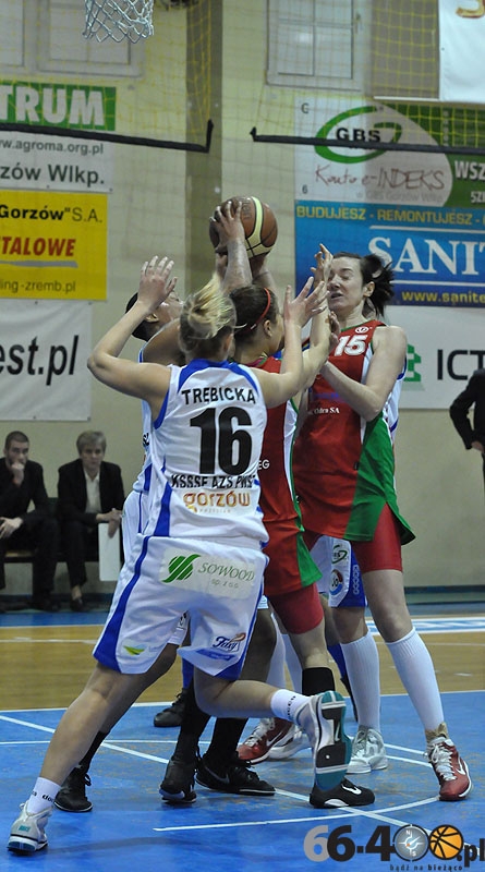 52/62 KSSSE AZS PWSZ Gorzów - Odra Brzeg 56:40  (15:8, 19:11, 11:12, 11:9)