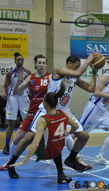 53/62 KSSSE AZS PWSZ Gorzów - Odra Brzeg 56:40  (15:8, 19:11, 11:12, 11:9)