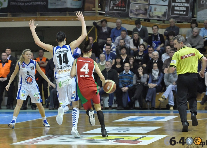 62/62 KSSSE AZS PWSZ Gorzów - Odra Brzeg 56:40  (15:8, 19:11, 11:12, 11:9)