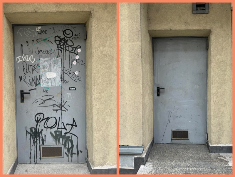 4/9 Usuwanie bazgrołów w centrum Gorzowa