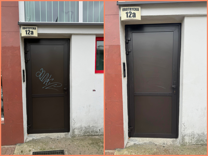 8/9 Usuwanie bazgrołów w centrum Gorzowa