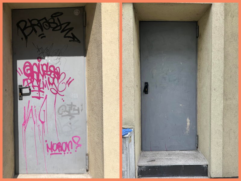 9/9 Usuwanie bazgrołów w centrum Gorzowa