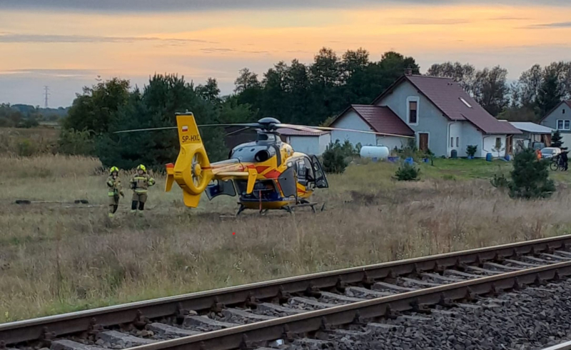 9/10 80-latka śmiertelnie potrącona przez pociąg w Jeninie