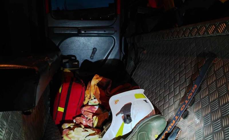 3/4 Okradziony wóz strażacki OSP Nowa Niedrzwica