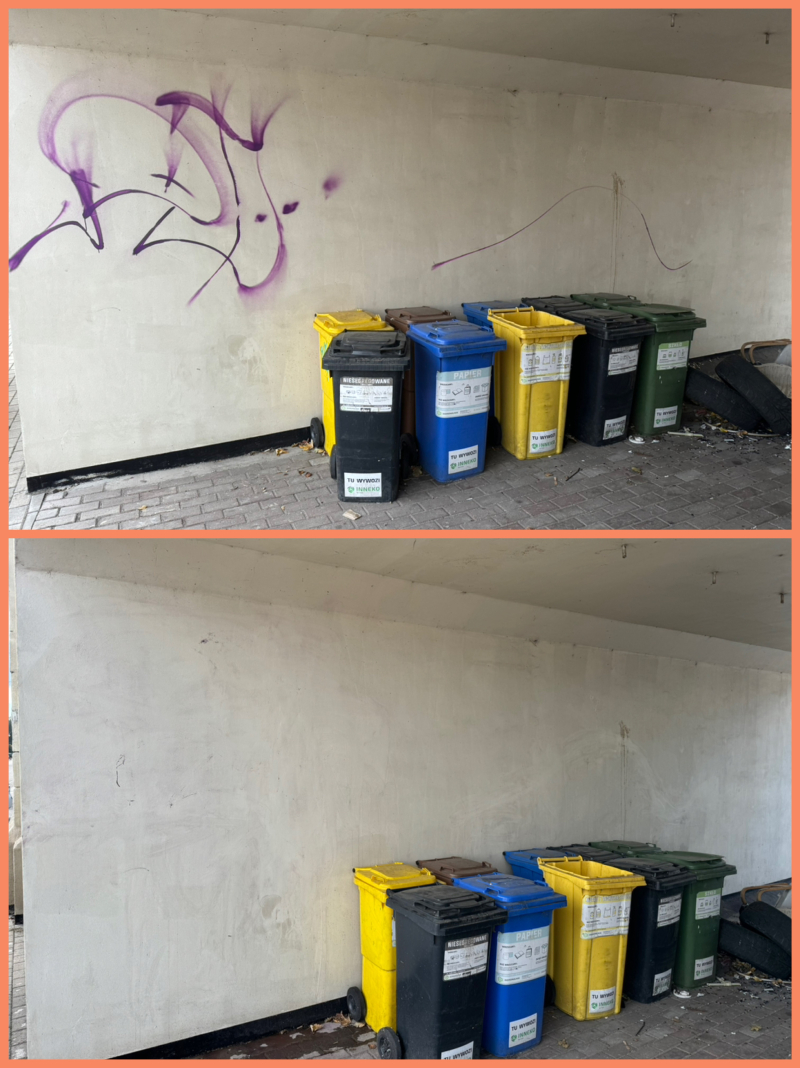 4/10 Estakada kolejowa oczyszczona z bazgrołów