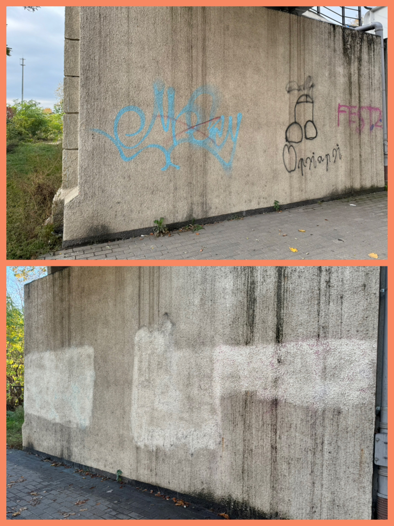 6/10 Estakada kolejowa oczyszczona z bazgrołów