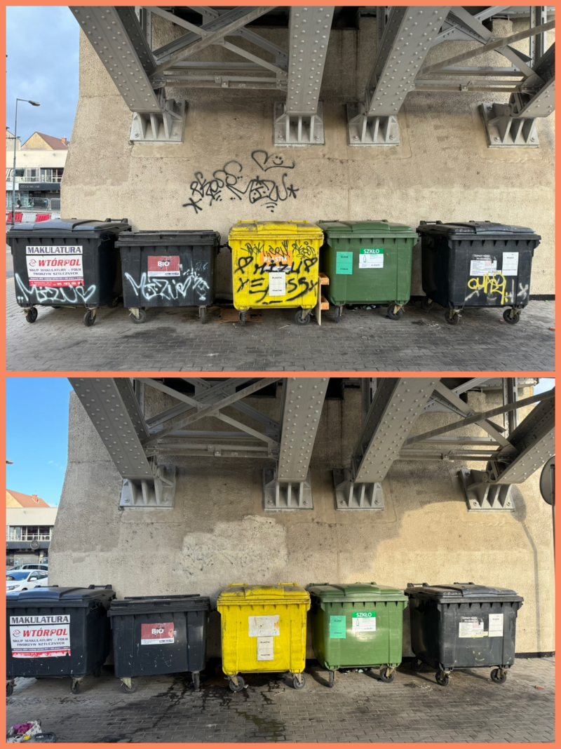 10/10 Estakada kolejowa oczyszczona z bazgrołów