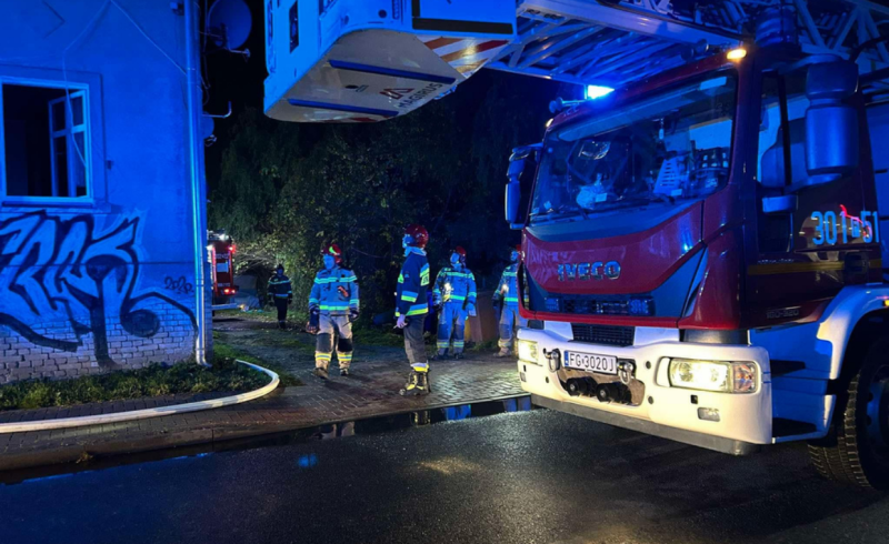 2/12 Tragiczny pożar mieszkania przy ul. Wiatracznej w Gorzowie