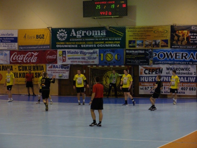 26/29 Nielba Wągrowiec - GSPR Gorzów 35:25 [sparing]