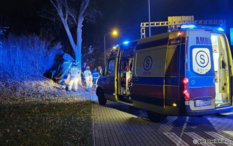 4/8 Dachowanie toyoty przy ul. Górczyńskiej w Gorzowie