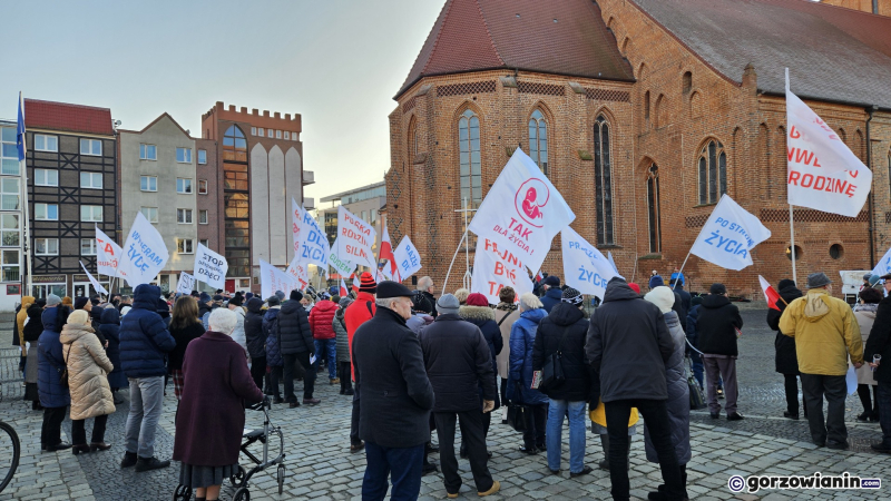 7/15 „Stop deprawacji polskich dzieci” – manifestacja na Starym Rynku w Gorzowie
