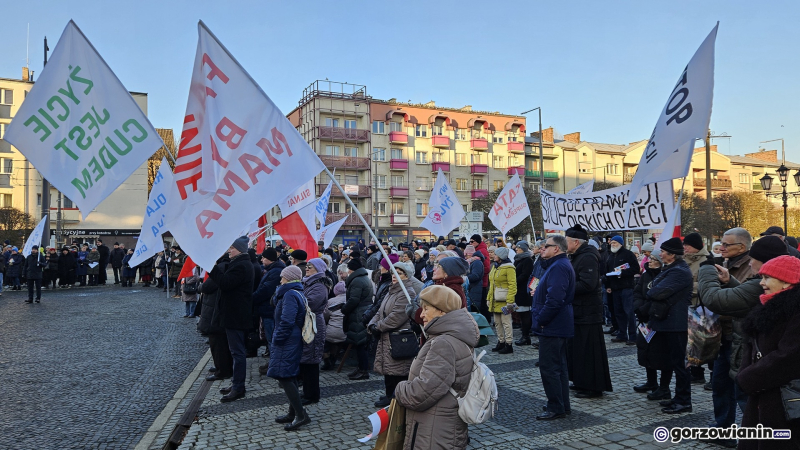 14/15 „Stop deprawacji polskich dzieci” – manifestacja na Starym Rynku w Gorzowie