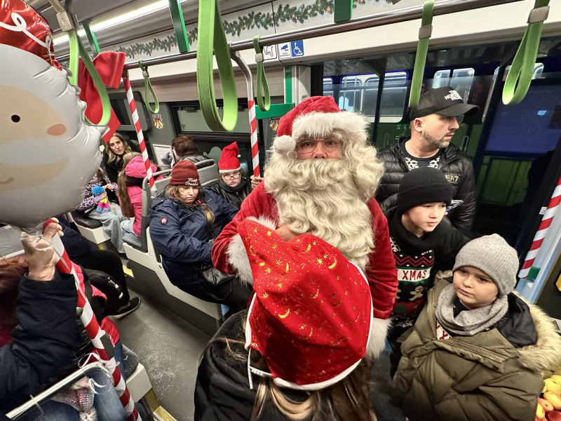 3/8 Mikołajkowy tramwaj w Gorzowie