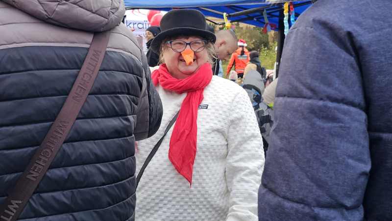 14/16 Orszak Świętego Mikołaja przypłynął Kłodawką prosto do parku Wiosny Ludów 