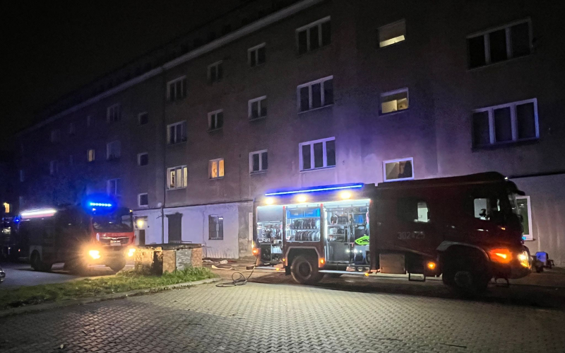 4/6 Pożar mieszkania przy ul. Kosynierów Gdyńskich