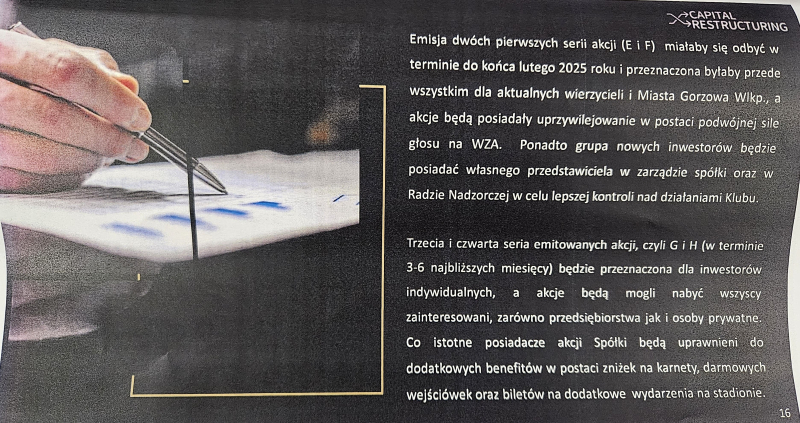 11/14 Plan naprawczy Stali Gorzów