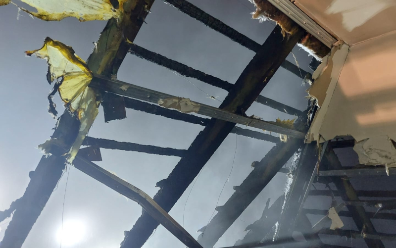 5/7 Pożar domu w Janczewie