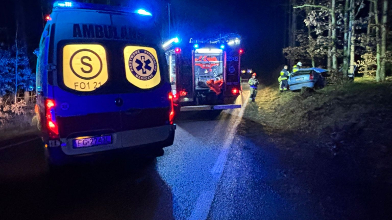 3/9 Wypadek pomiędzy Kłodawą a Łośnem