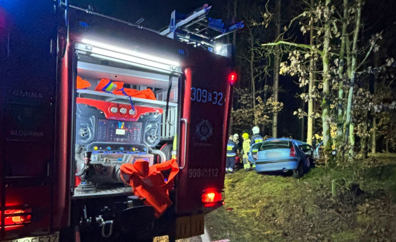 7/9 Wypadek pomiędzy Kłodawą a Łośnem