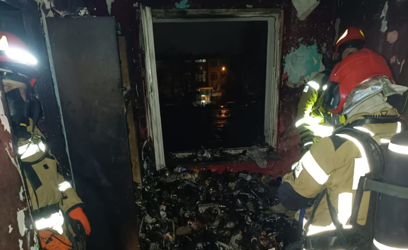 4/4 Pożar mieszkania przy ul. Chełmońskiego