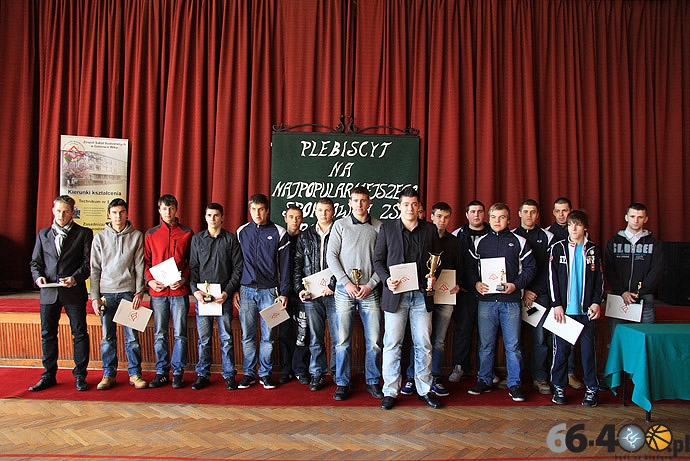 14/15 Gorzów: Plebiscyt na najpopularniejszego sportowca Zespołu Szkół Budowlanych