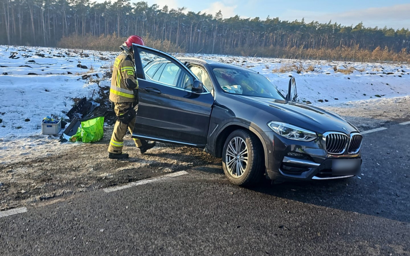 9/12 Wypadek na DK22 w Prądocinie. Zderzenie BMW, toyoty i kii