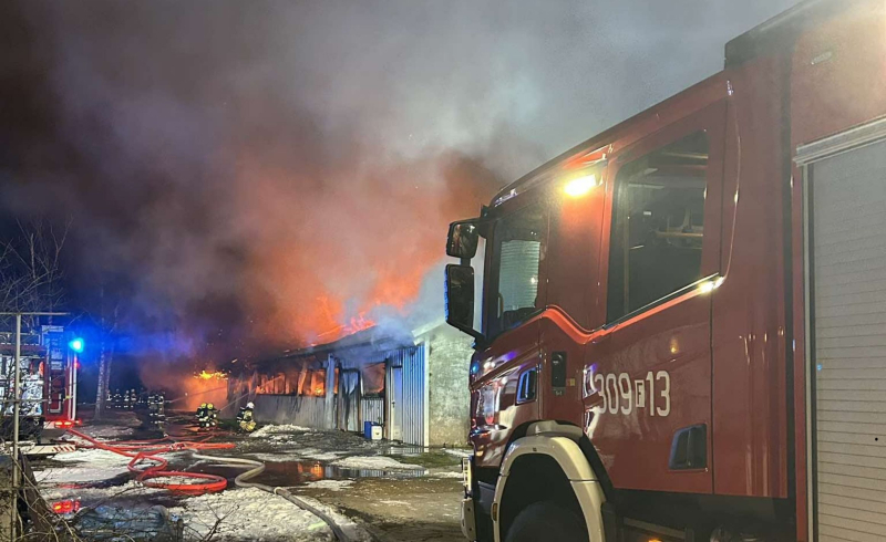 3/9 Pożar kurnika w Gliniku