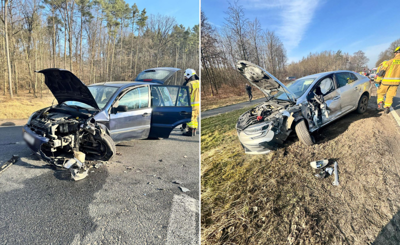 4/4 Wypadek na DW132 koło Nowin Wielkich