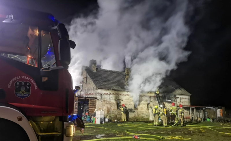 6/7 Pożar budynku gospodarczego w Chwałowicach