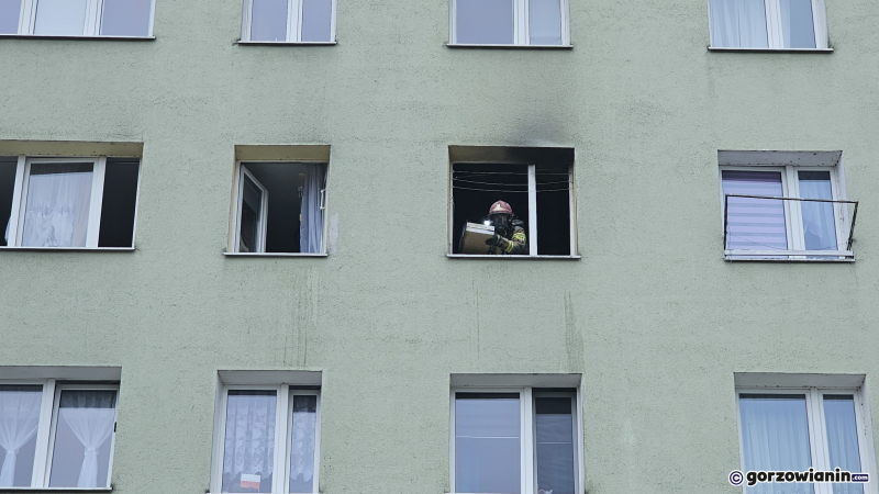 3/13 Pożar mieszkania przy ul. Gwiaździstej w Gorzowie