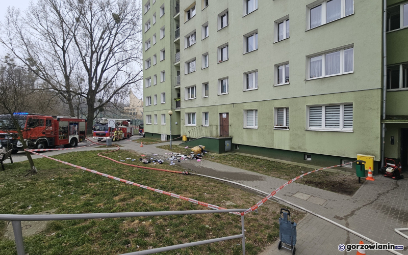 5/13 Pożar mieszkania przy ul. Gwiaździstej w Gorzowie