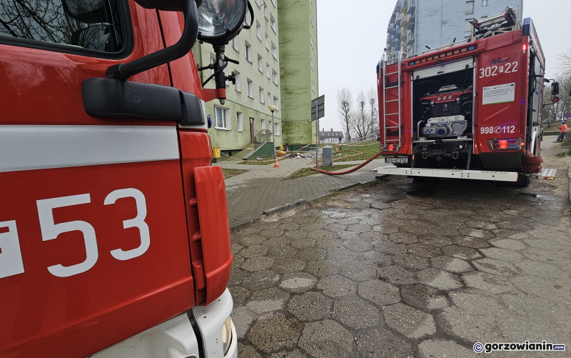 6/13 Pożar mieszkania przy ul. Gwiaździstej w Gorzowie