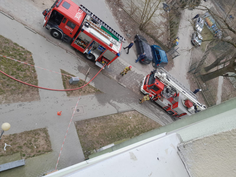 9/13 Pożar mieszkania przy ul. Gwiaździstej w Gorzowie